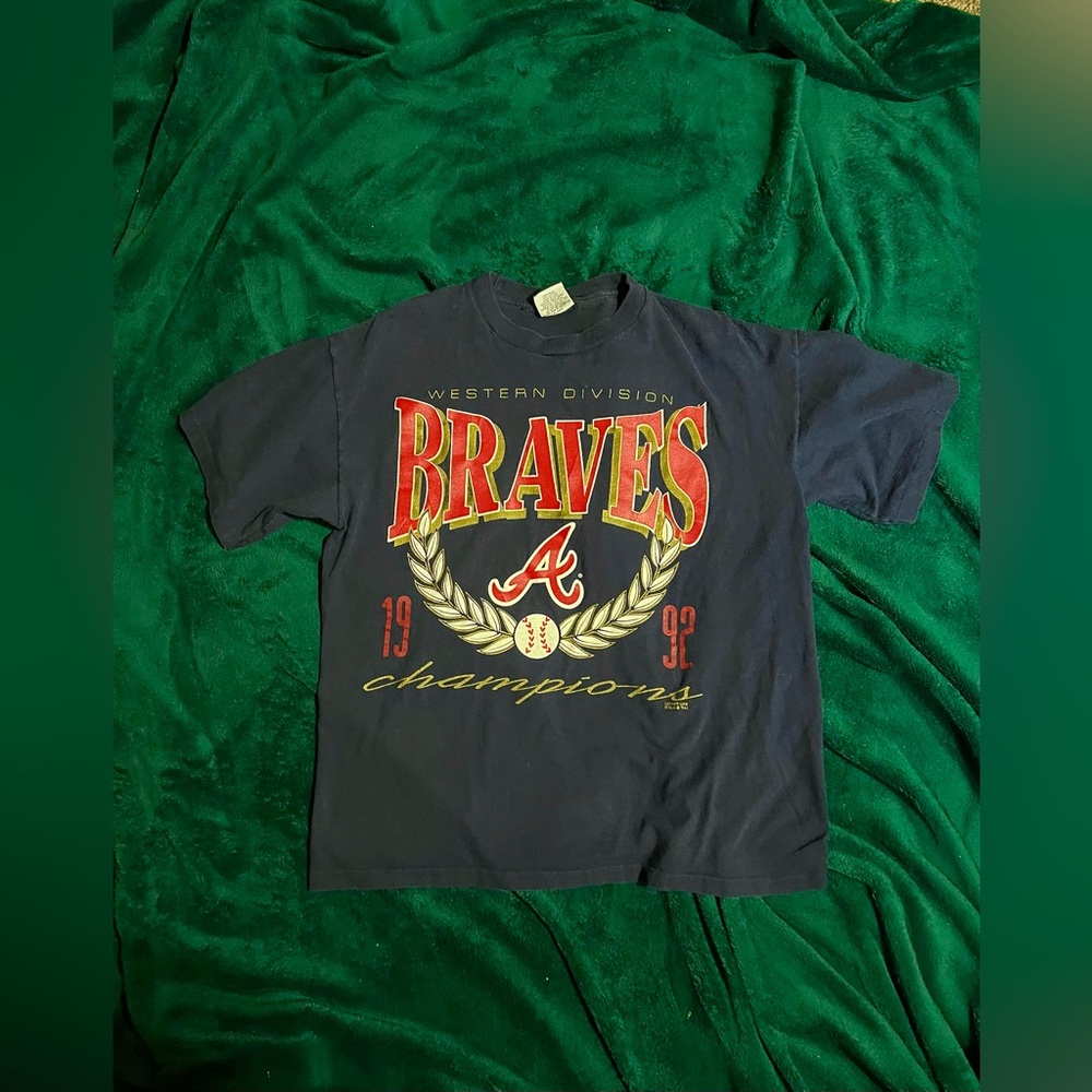 Vintage Atlanta braves single stitch 100% cotton tee